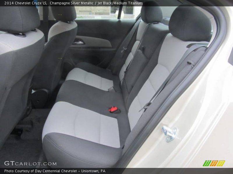 Champagne Silver Metallic / Jet Black/Medium Titanium 2014 Chevrolet Cruze LS
