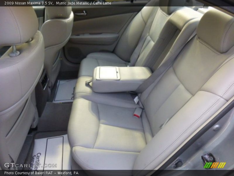 Mystic Jade Metallic / Caffe Latte 2009 Nissan Maxima 3.5 SV