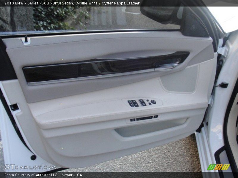 Alpine White / Oyster Nappa Leather 2010 BMW 7 Series 750Li xDrive Sedan