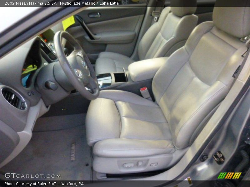 Mystic Jade Metallic / Caffe Latte 2009 Nissan Maxima 3.5 SV