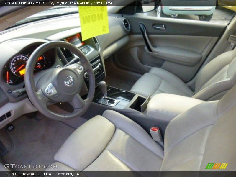 Mystic Jade Metallic / Caffe Latte 2009 Nissan Maxima 3.5 SV