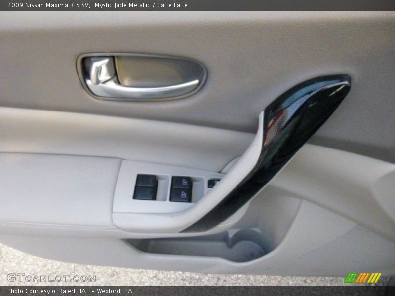 Mystic Jade Metallic / Caffe Latte 2009 Nissan Maxima 3.5 SV