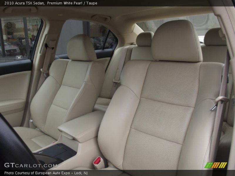 Premium White Pearl / Taupe 2010 Acura TSX Sedan