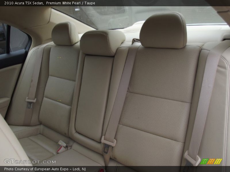 Premium White Pearl / Taupe 2010 Acura TSX Sedan