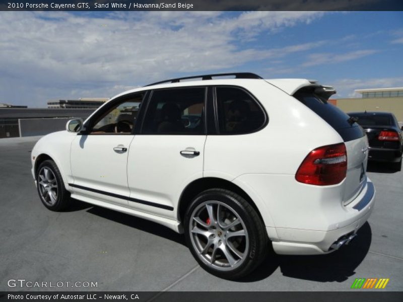 Sand White / Havanna/Sand Beige 2010 Porsche Cayenne GTS