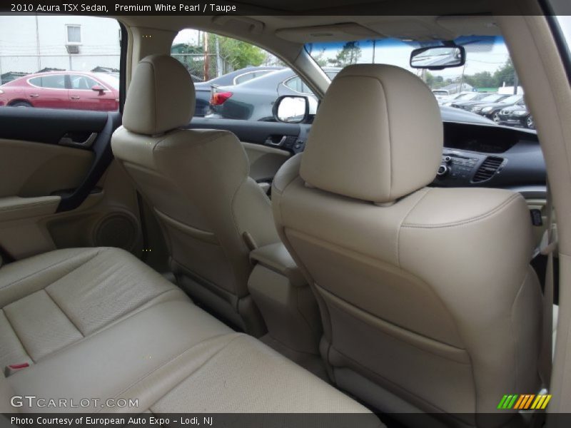 Premium White Pearl / Taupe 2010 Acura TSX Sedan