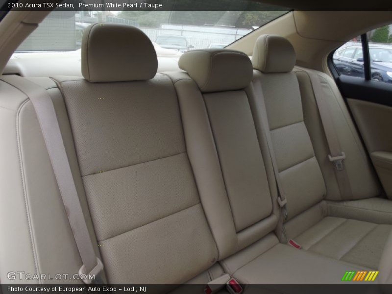 Premium White Pearl / Taupe 2010 Acura TSX Sedan
