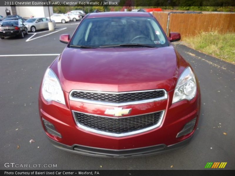 Cardinal Red Metallic / Jet Black 2011 Chevrolet Equinox LT AWD