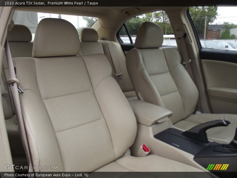 Premium White Pearl / Taupe 2010 Acura TSX Sedan