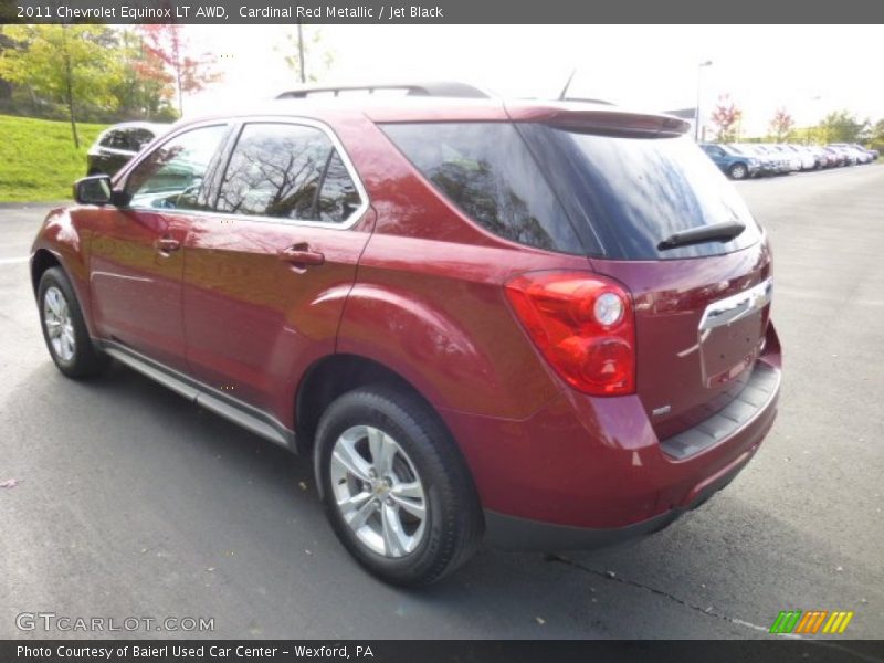 Cardinal Red Metallic / Jet Black 2011 Chevrolet Equinox LT AWD