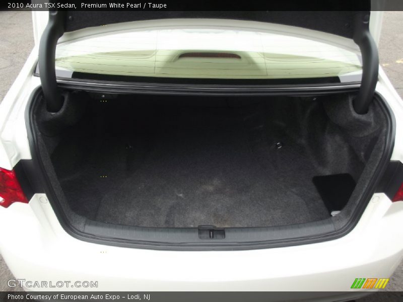 Premium White Pearl / Taupe 2010 Acura TSX Sedan