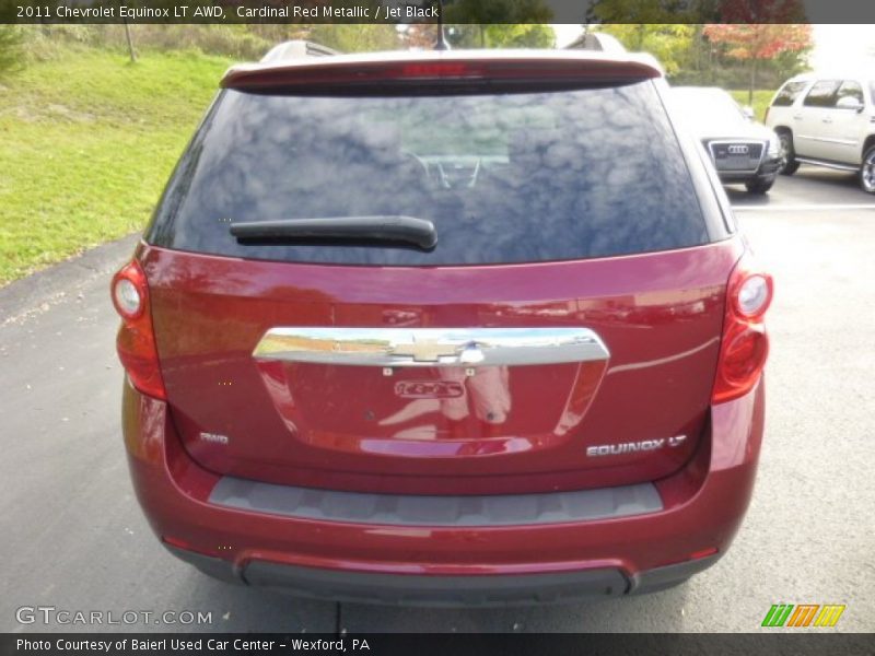 Cardinal Red Metallic / Jet Black 2011 Chevrolet Equinox LT AWD