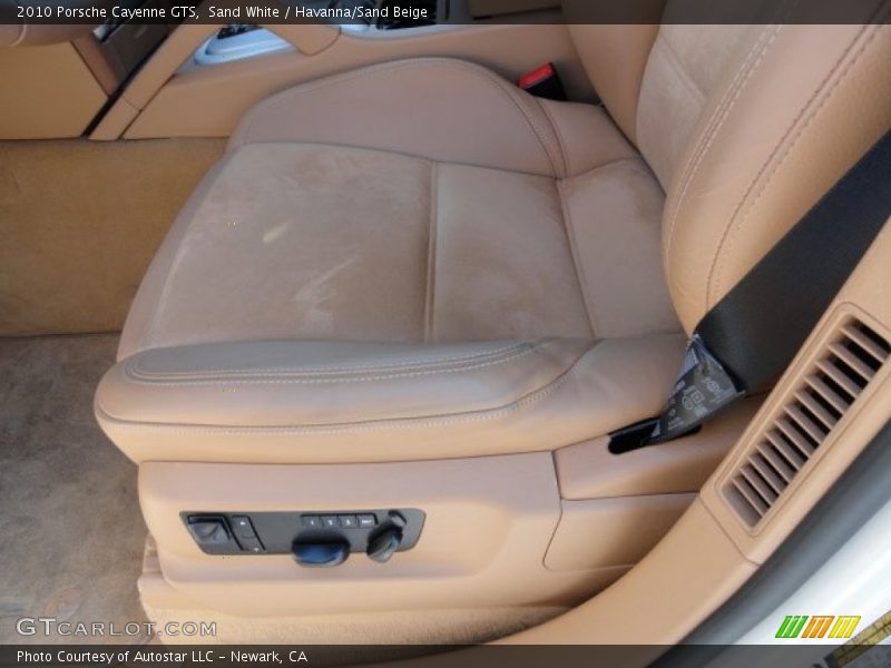 Front Seat of 2010 Cayenne GTS