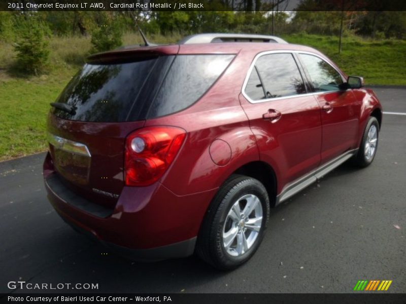 Cardinal Red Metallic / Jet Black 2011 Chevrolet Equinox LT AWD