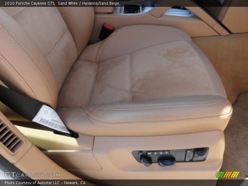Front Seat of 2010 Cayenne GTS