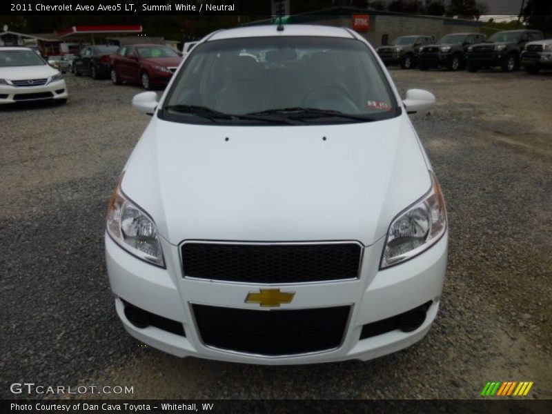 Summit White / Neutral 2011 Chevrolet Aveo Aveo5 LT