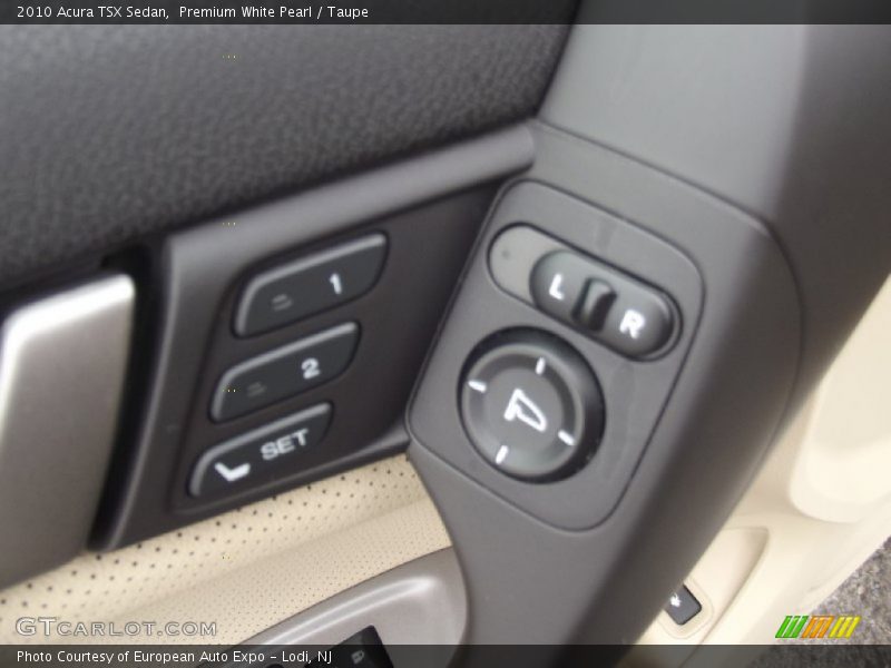 Premium White Pearl / Taupe 2010 Acura TSX Sedan