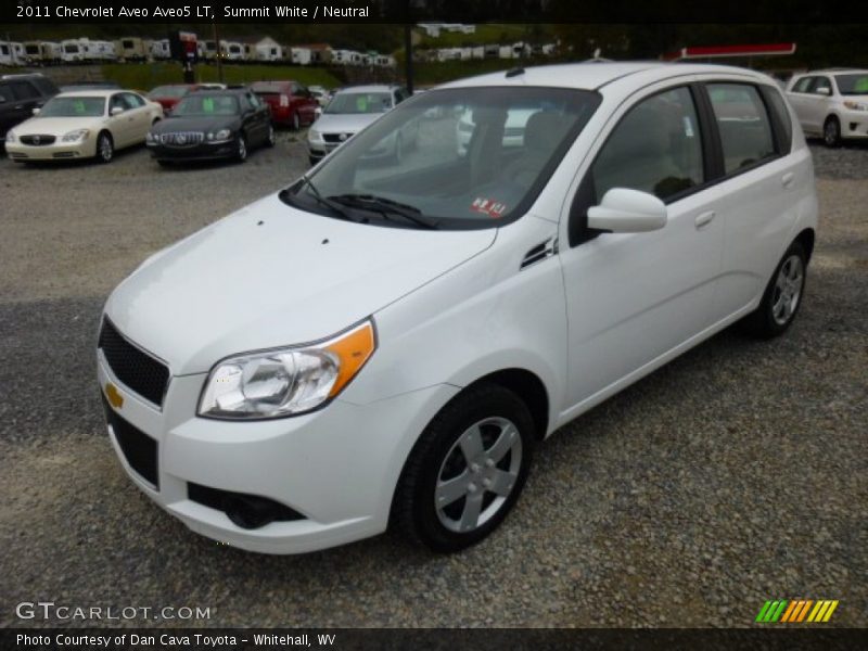Summit White / Neutral 2011 Chevrolet Aveo Aveo5 LT