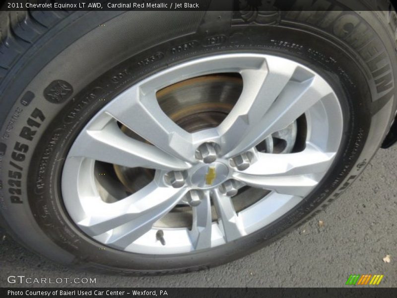 Cardinal Red Metallic / Jet Black 2011 Chevrolet Equinox LT AWD