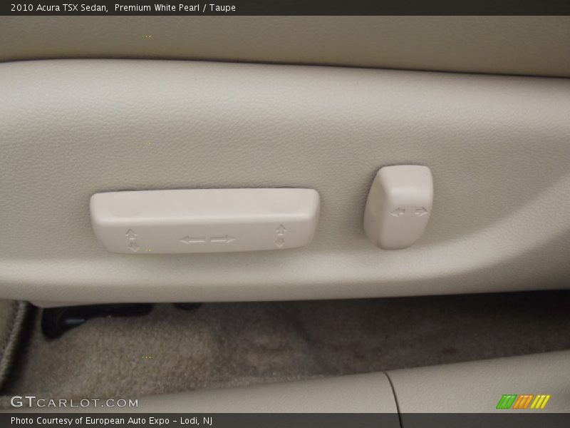 Premium White Pearl / Taupe 2010 Acura TSX Sedan