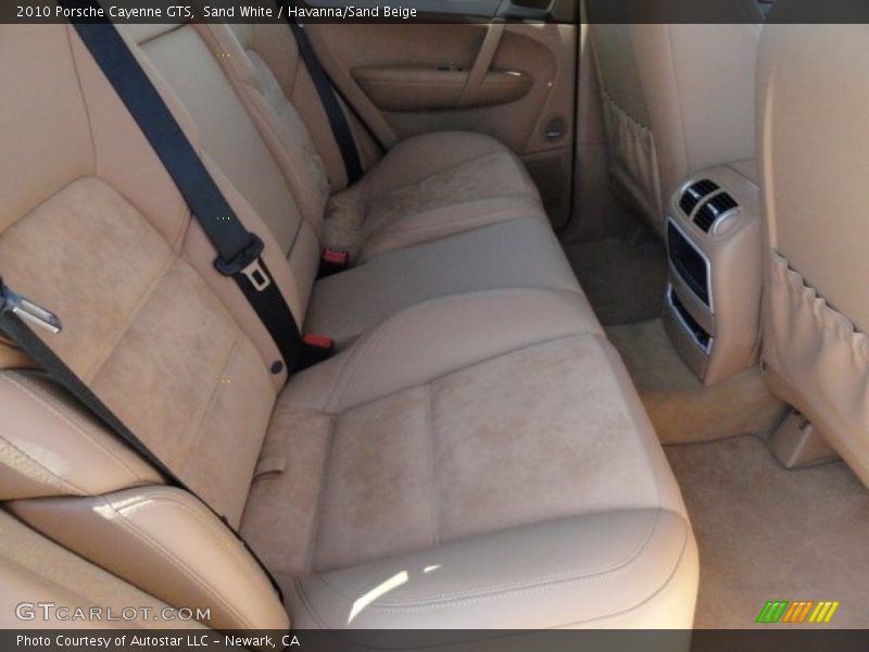 Rear Seat of 2010 Cayenne GTS