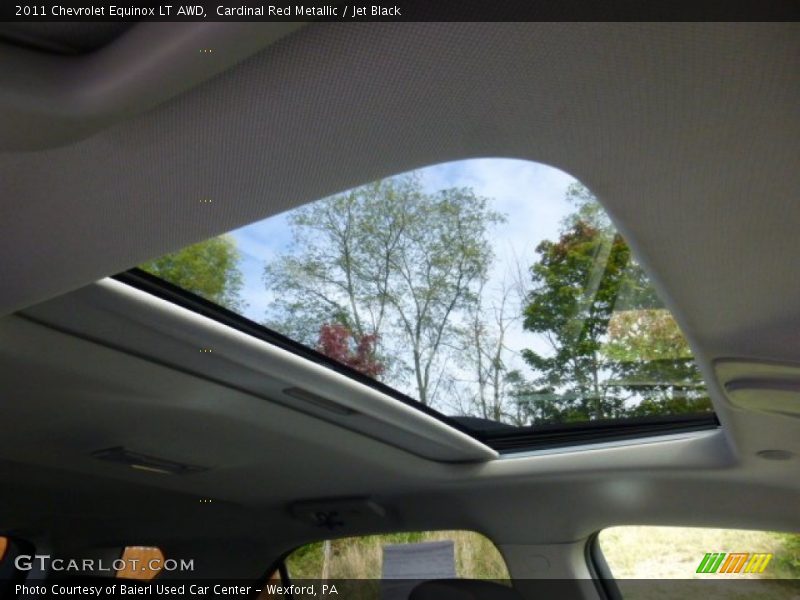 Cardinal Red Metallic / Jet Black 2011 Chevrolet Equinox LT AWD