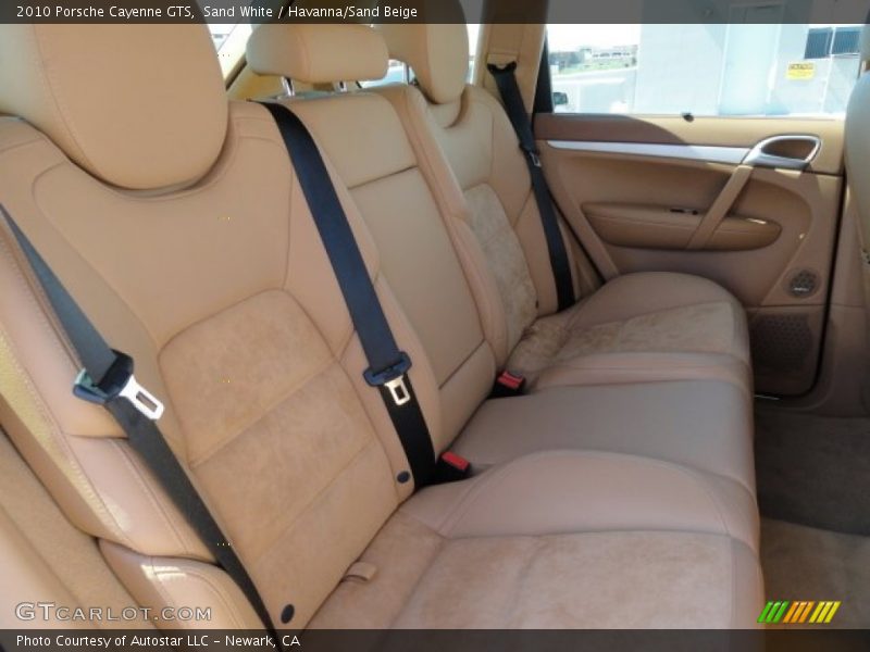 Rear Seat of 2010 Cayenne GTS