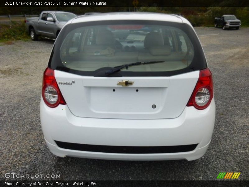 Summit White / Neutral 2011 Chevrolet Aveo Aveo5 LT