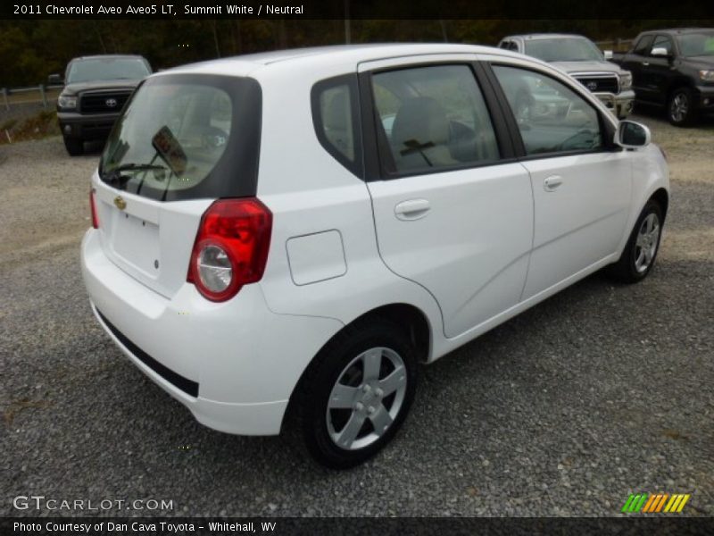Summit White / Neutral 2011 Chevrolet Aveo Aveo5 LT