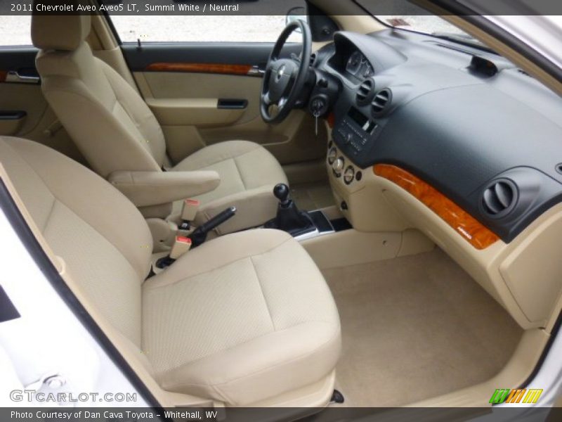 Summit White / Neutral 2011 Chevrolet Aveo Aveo5 LT