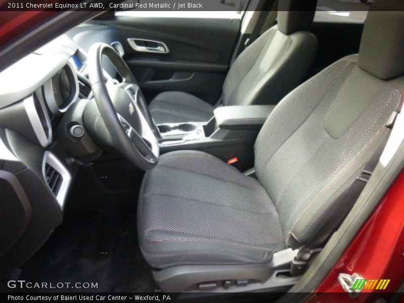 Cardinal Red Metallic / Jet Black 2011 Chevrolet Equinox LT AWD