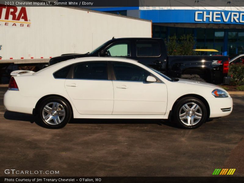 Summit White / Ebony 2013 Chevrolet Impala LT