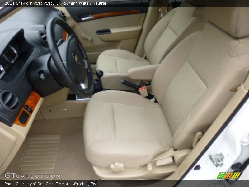 Summit White / Neutral 2011 Chevrolet Aveo Aveo5 LT