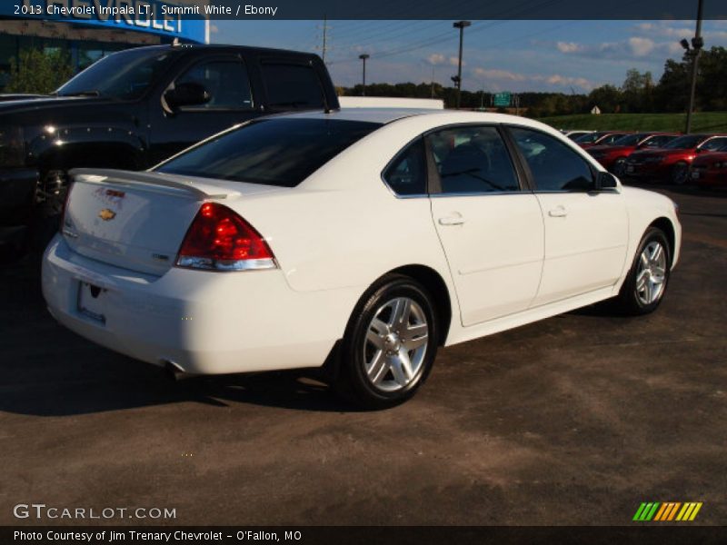 Summit White / Ebony 2013 Chevrolet Impala LT