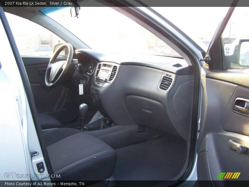 Silver / Gray 2007 Kia Rio LX Sedan