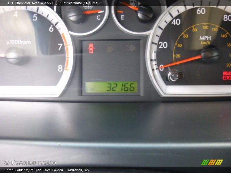 Summit White / Neutral 2011 Chevrolet Aveo Aveo5 LT