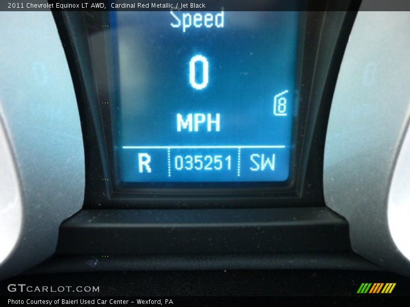 Cardinal Red Metallic / Jet Black 2011 Chevrolet Equinox LT AWD