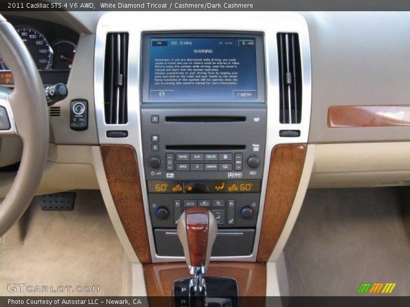 White Diamond Tricoat / Cashmere/Dark Cashmere 2011 Cadillac STS 4 V6 AWD