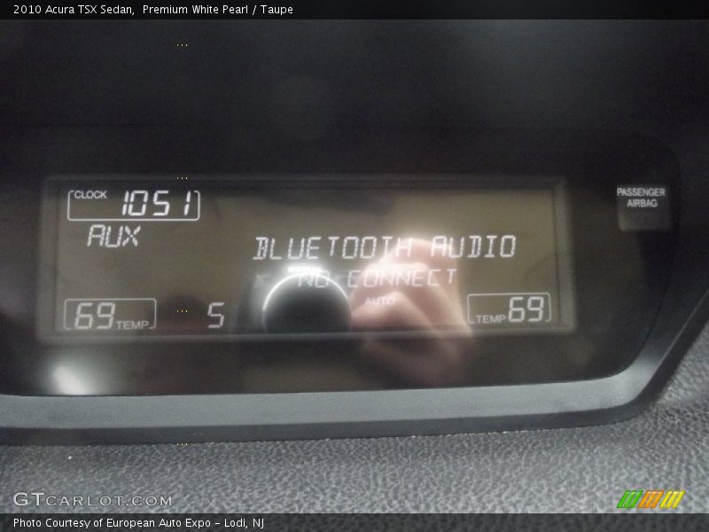 Premium White Pearl / Taupe 2010 Acura TSX Sedan