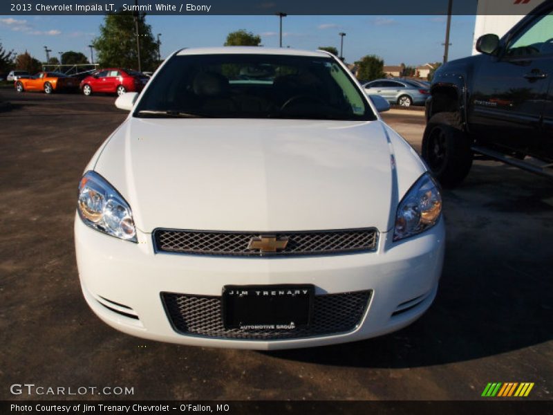 Summit White / Ebony 2013 Chevrolet Impala LT