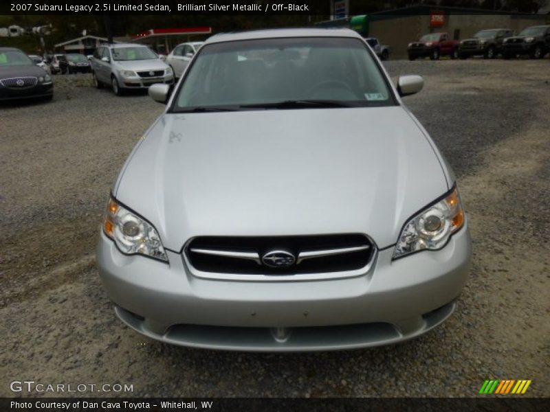 Brilliant Silver Metallic / Off-Black 2007 Subaru Legacy 2.5i Limited Sedan