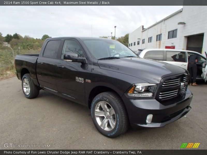 Maximum Steel Metallic / Black 2014 Ram 1500 Sport Crew Cab 4x4