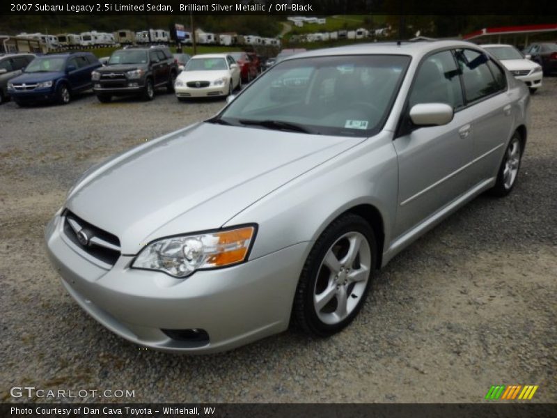 Brilliant Silver Metallic / Off-Black 2007 Subaru Legacy 2.5i Limited Sedan