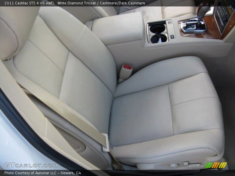 White Diamond Tricoat / Cashmere/Dark Cashmere 2011 Cadillac STS 4 V6 AWD