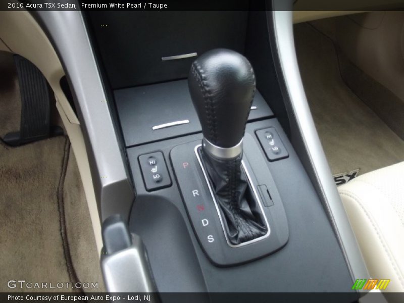 Premium White Pearl / Taupe 2010 Acura TSX Sedan