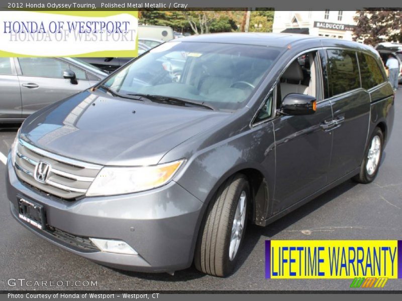 Polished Metal Metallic / Gray 2012 Honda Odyssey Touring