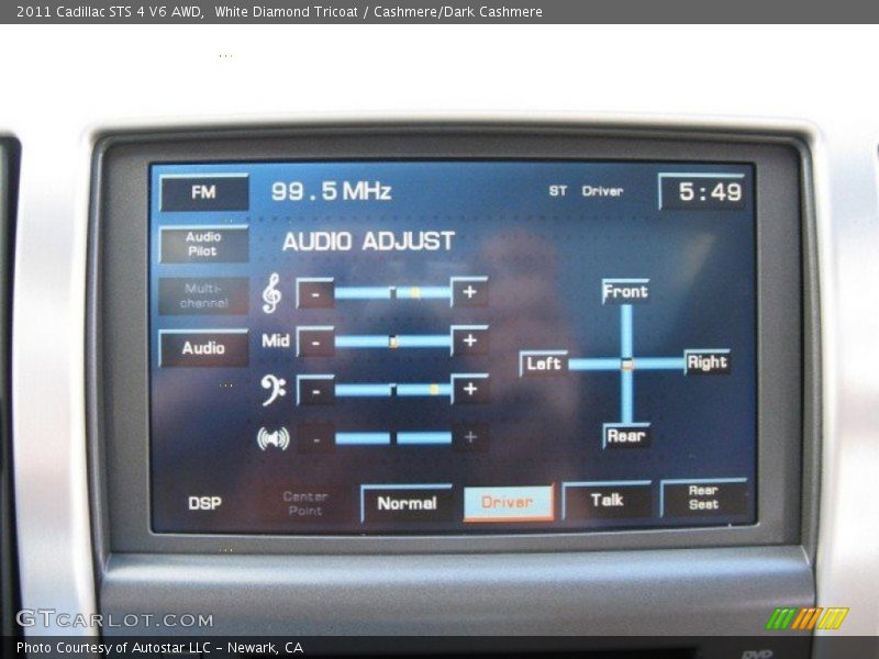 White Diamond Tricoat / Cashmere/Dark Cashmere 2011 Cadillac STS 4 V6 AWD