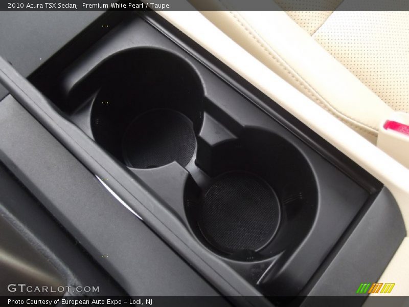 Premium White Pearl / Taupe 2010 Acura TSX Sedan