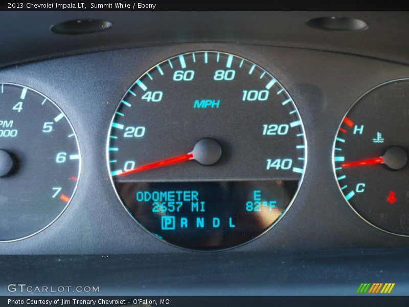 Summit White / Ebony 2013 Chevrolet Impala LT