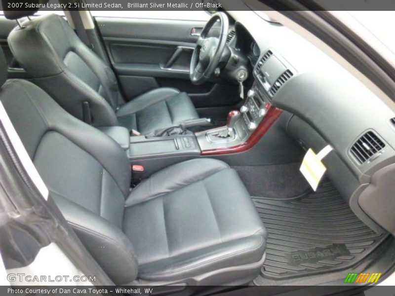 Brilliant Silver Metallic / Off-Black 2007 Subaru Legacy 2.5i Limited Sedan